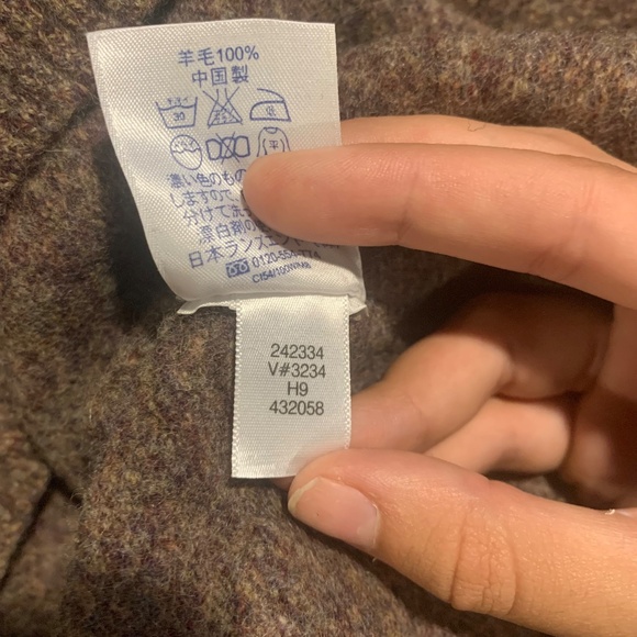 24. Lands End Brown Crewneck Sweater Size Large - Picture 9 of 10